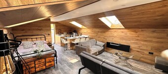 Converted loft retreat set in Barley, Lancashire, views stunning, Pets allowed