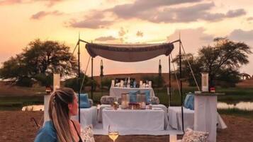 Tent, Balcony, Resort View | Outdoor banquet area