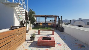 Terrace/patio - 8 rooms, pool, 2 hot tub, roof, bbq (Cabo San Lucas)