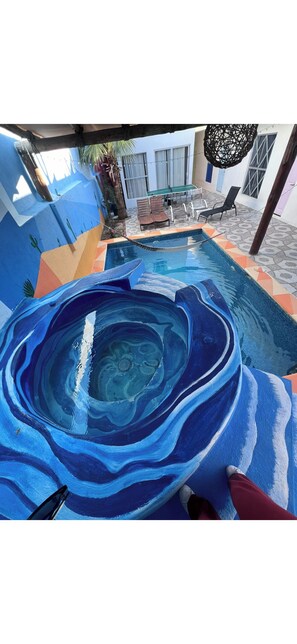 Pool - 8 rooms, pool, 2 hot tub, roof, bbq (Cabo San Lucas)