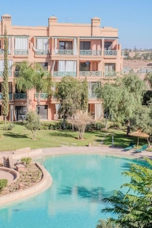 Exterior -  Luxury 2BR with Pool Camp Garden View Balcony (Marrakech)