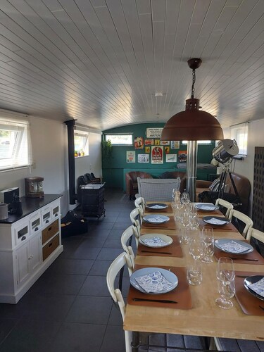 Unique Houseboat w/Terrace on Meuse River, Namur