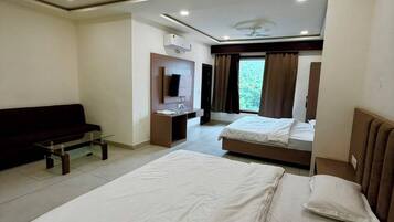 Family Quadruple Room, City View | Iron/ironing board, free WiFi
