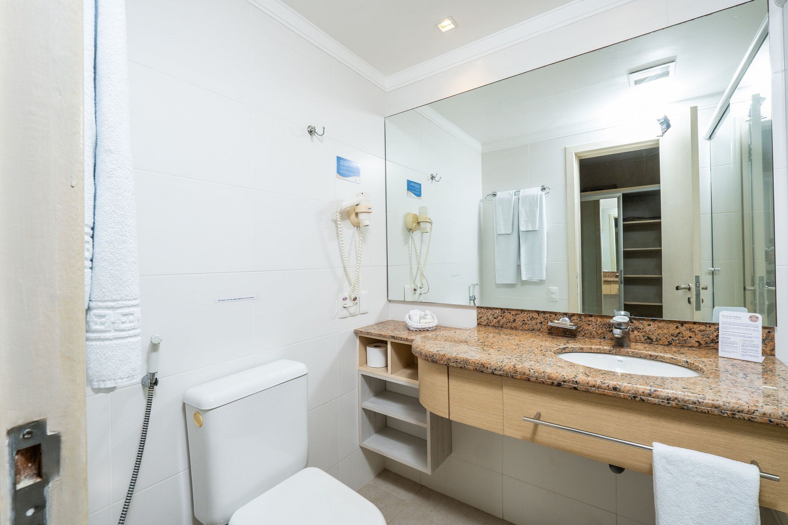 Separate tub and shower