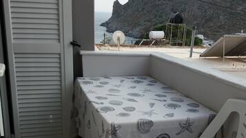 Comfort Triple Room, Balcony, Sea View | Terrace/patio