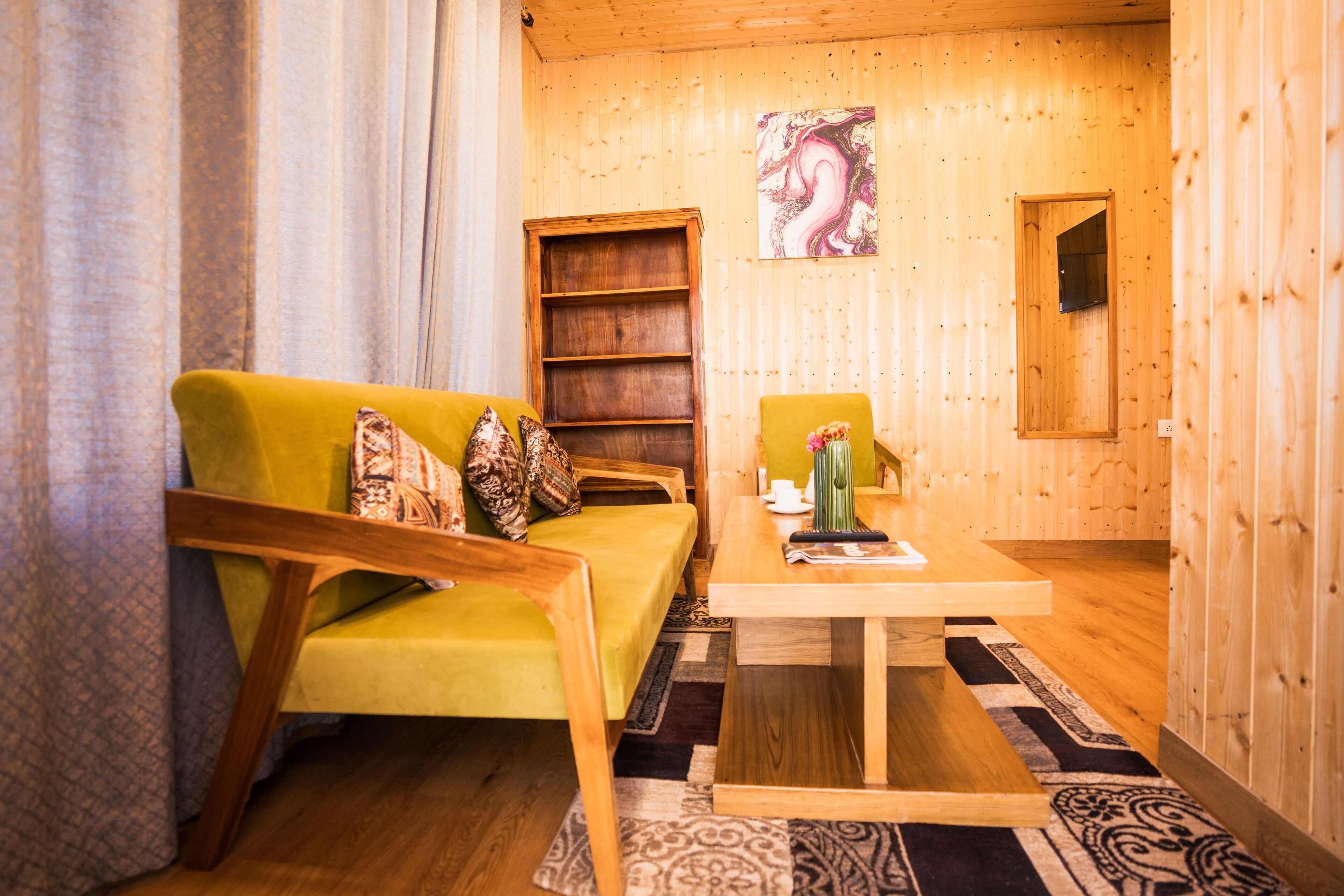 Cottage, balkon, pemandangan gunung | Area keluarga