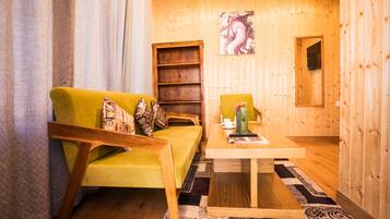 Cottage, balkon, pemandangan gunung | Area keluarga