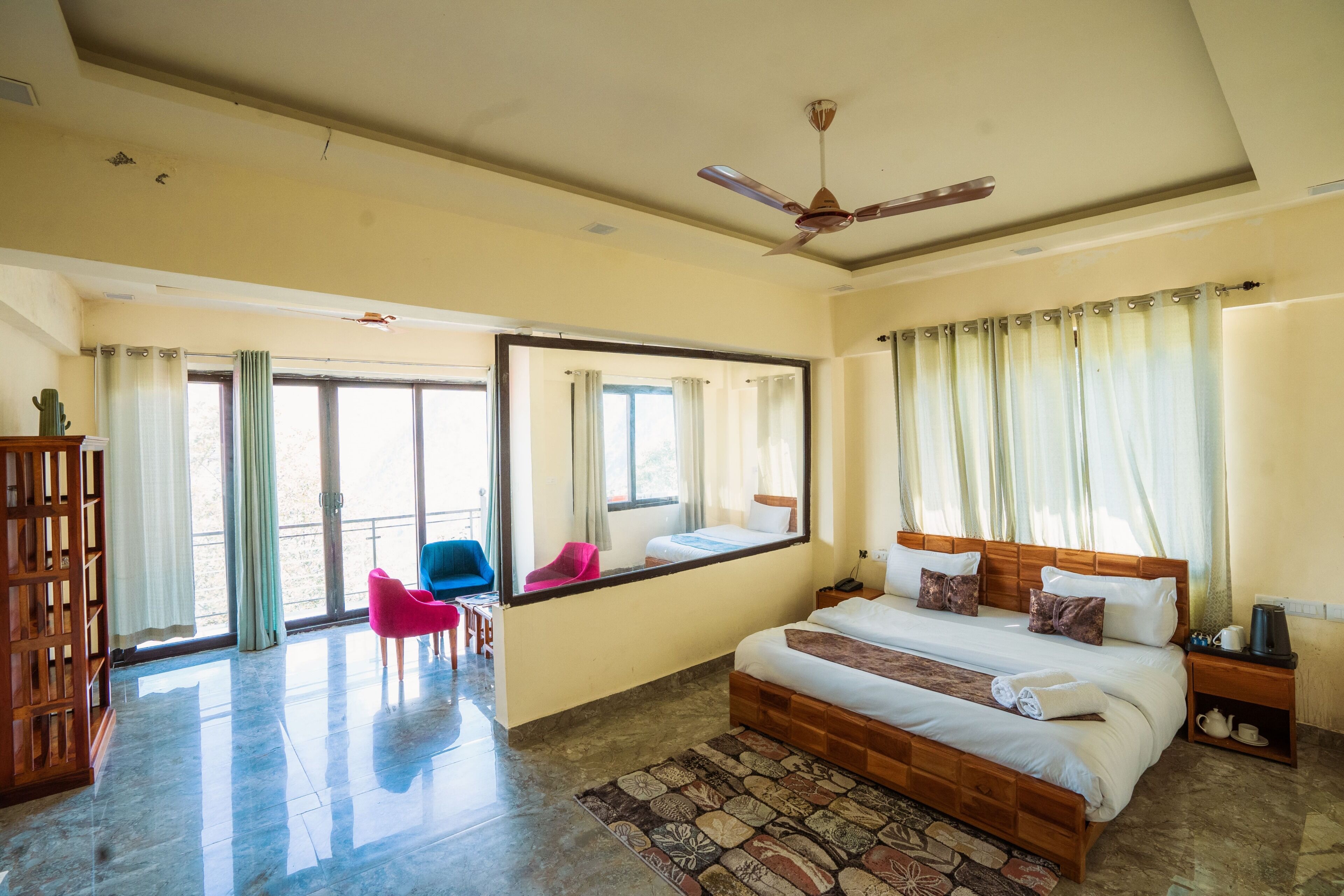 Family Room, Balcony, Mountain View