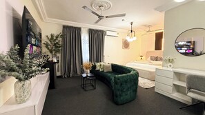 Luxury-Zimmer | Wohnbereich