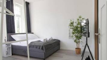 1 habitación, cuna de viaje, wifi gratis y ropa de cama