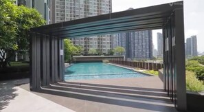 Quarto, 1 quarto, acessível, sacada | Piscina