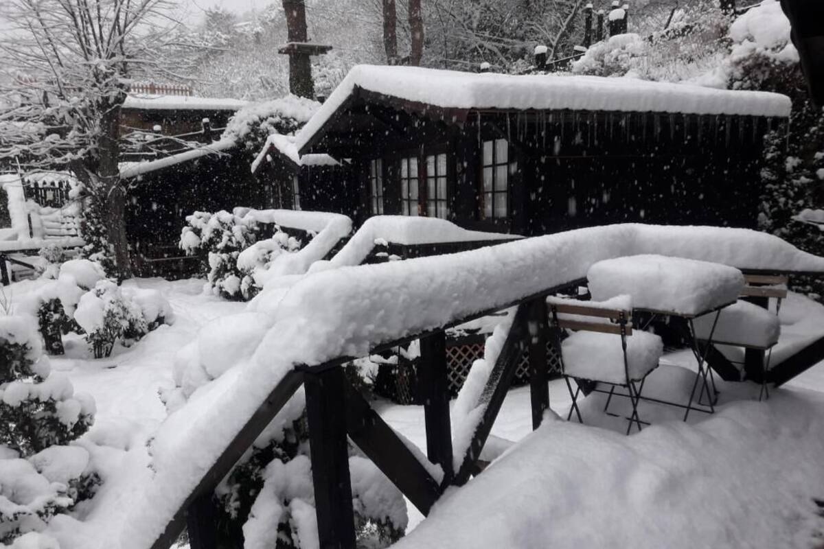 Chalet, Mehrere Betten, Gartenblick