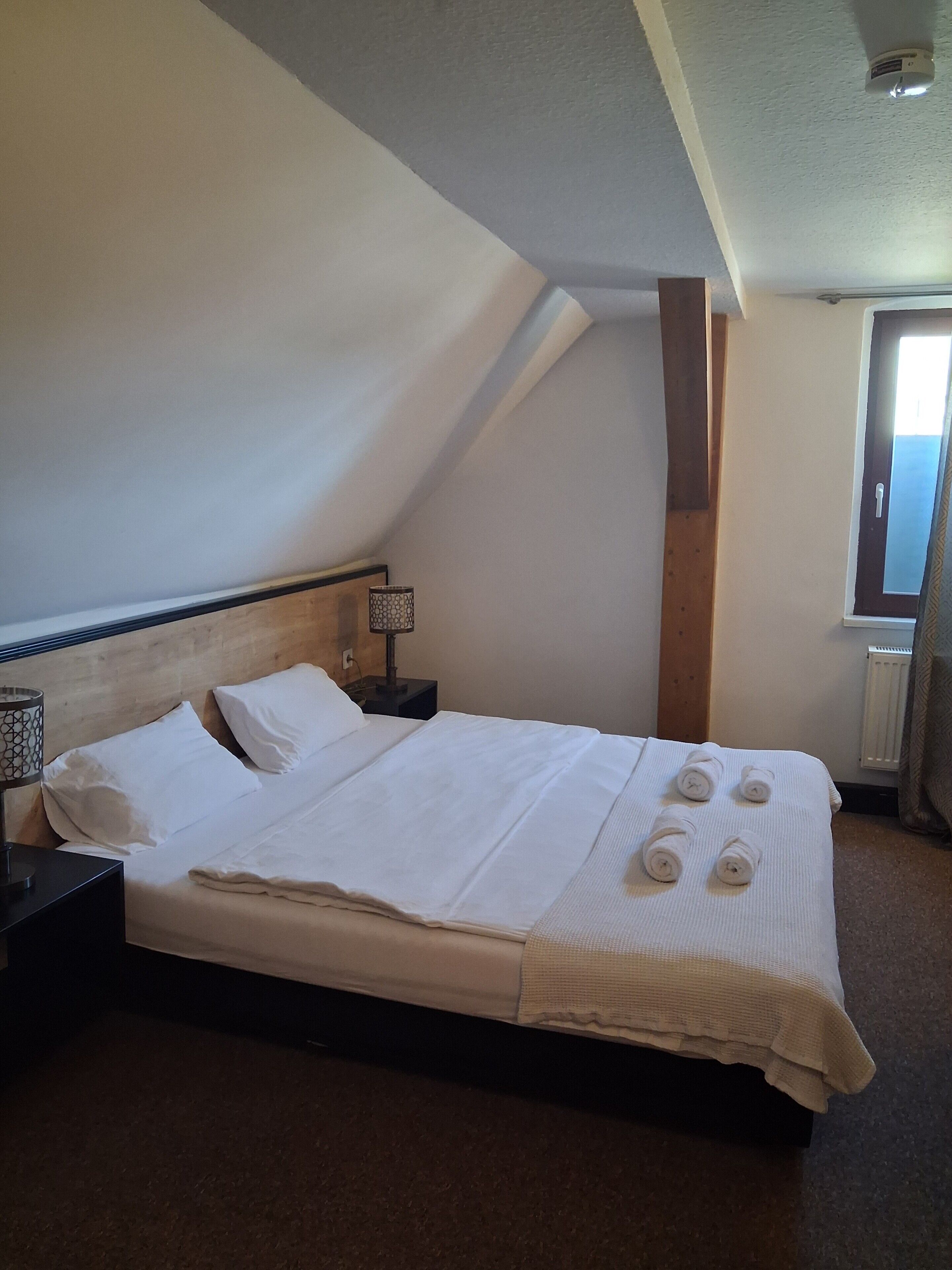 Iron/ironing board, WiFi, bed sheets