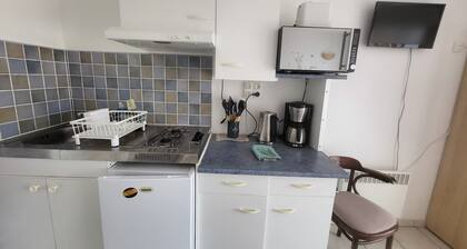 Studio "Les Iris - Hortensia" with Shared Terrace, Garden, and Wi-Fi