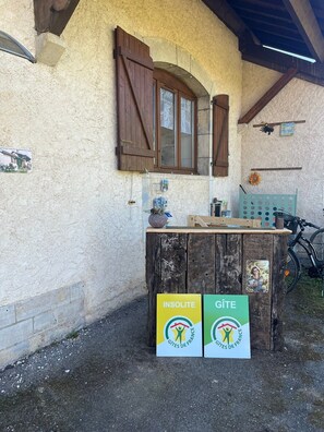 Detalhe da fachada