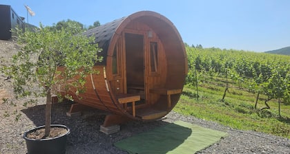 Schlaffass Naima – Vineyards and Moselle Views