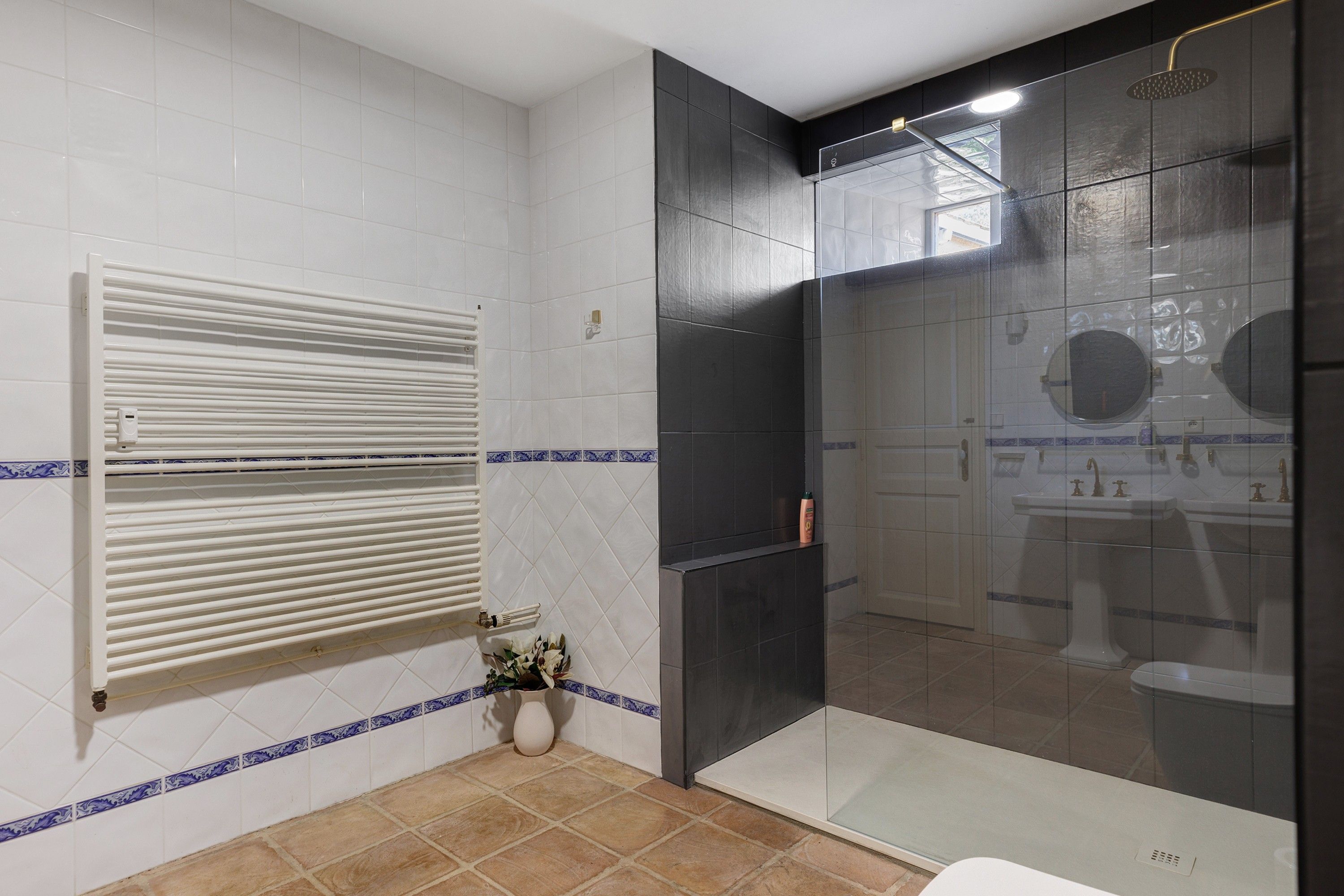 Shower, towels