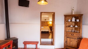 Desk, iron/ironing board, travel crib, WiFi (free)