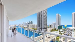 Deluxe Apartment, 3 Bedrooms, Balcony | Beach/ocean view - Beachwalk Condo (Hallandale Beach)