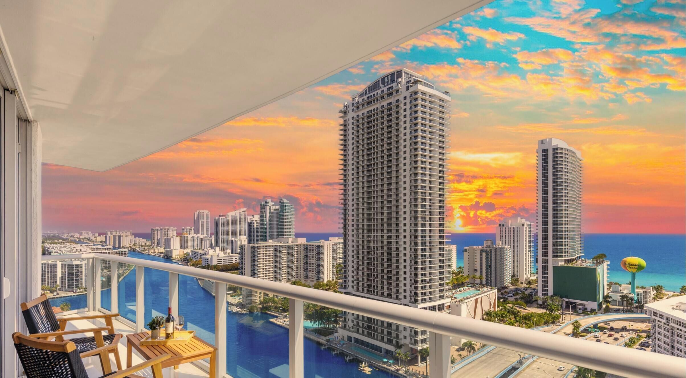 Departamento Deluxe, 3 habitaciones, balcón, vista al mar | Vista del balcón