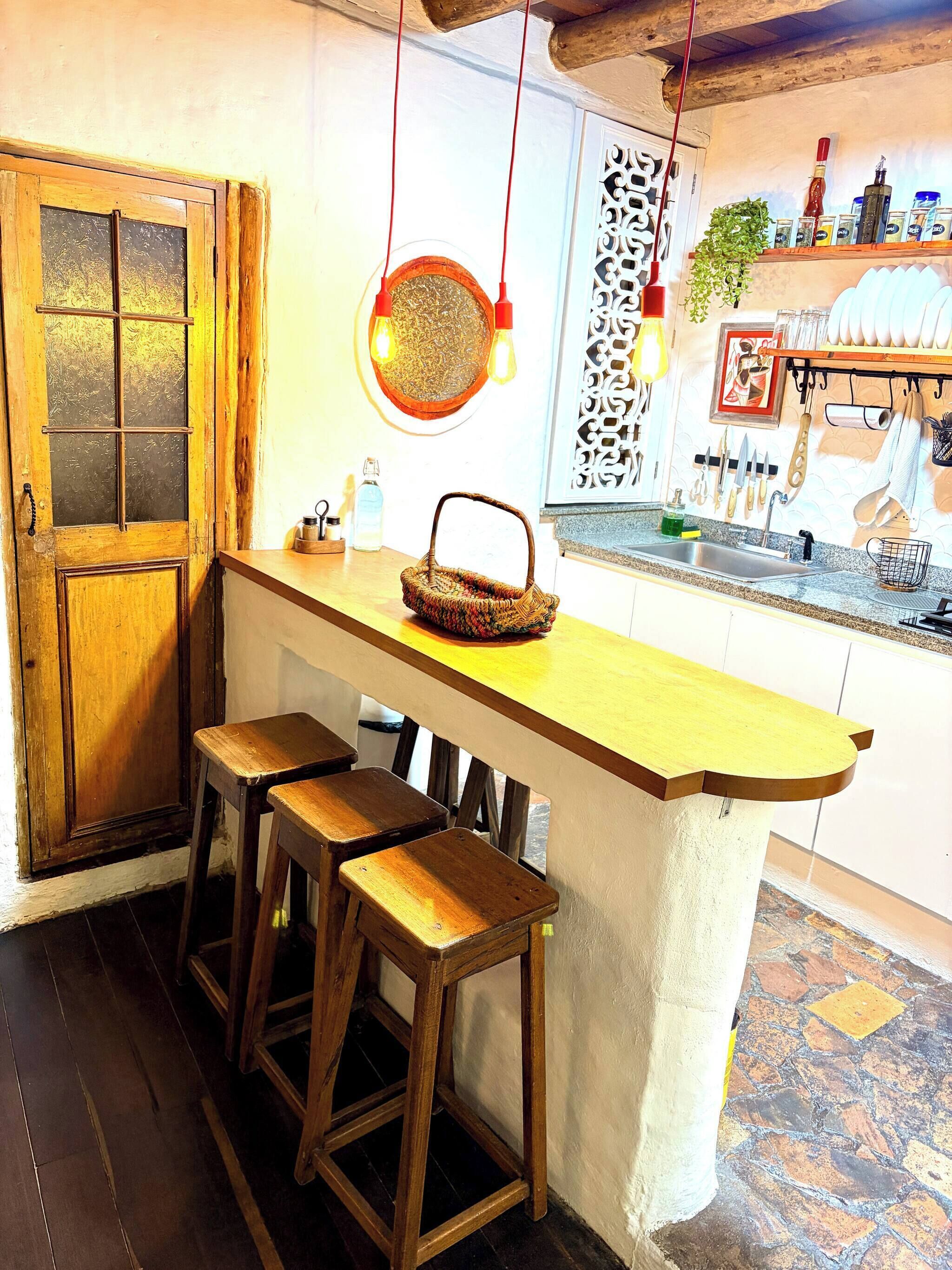 House, 2 Bedrooms, Patio, City View | Dapur peribadi