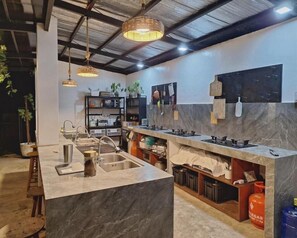 Private kitchen - Basilia Guest House (Santa Fe)