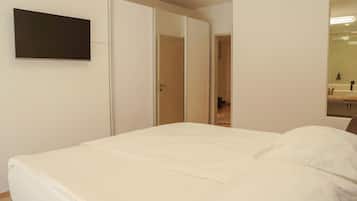 1 Schlafzimmer, Bügeleisen/Bügelbrett, kostenloses WLAN, Bettwäsche
