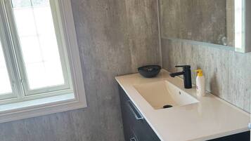 Towels, soap, toilet paper