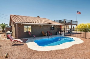 Pool - Pet-Friendly | Sunset View Deck | Pool & Spa (Lake Havasu City)