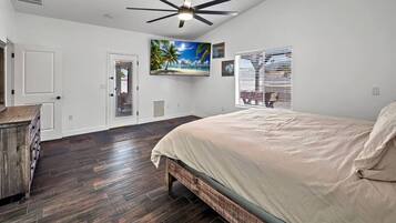 Desk, iron/ironing board, travel crib, WiFi
