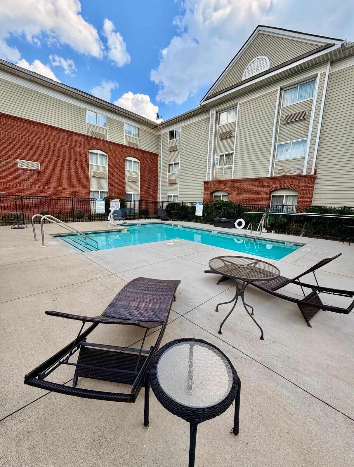 Seasonal outdoor pool