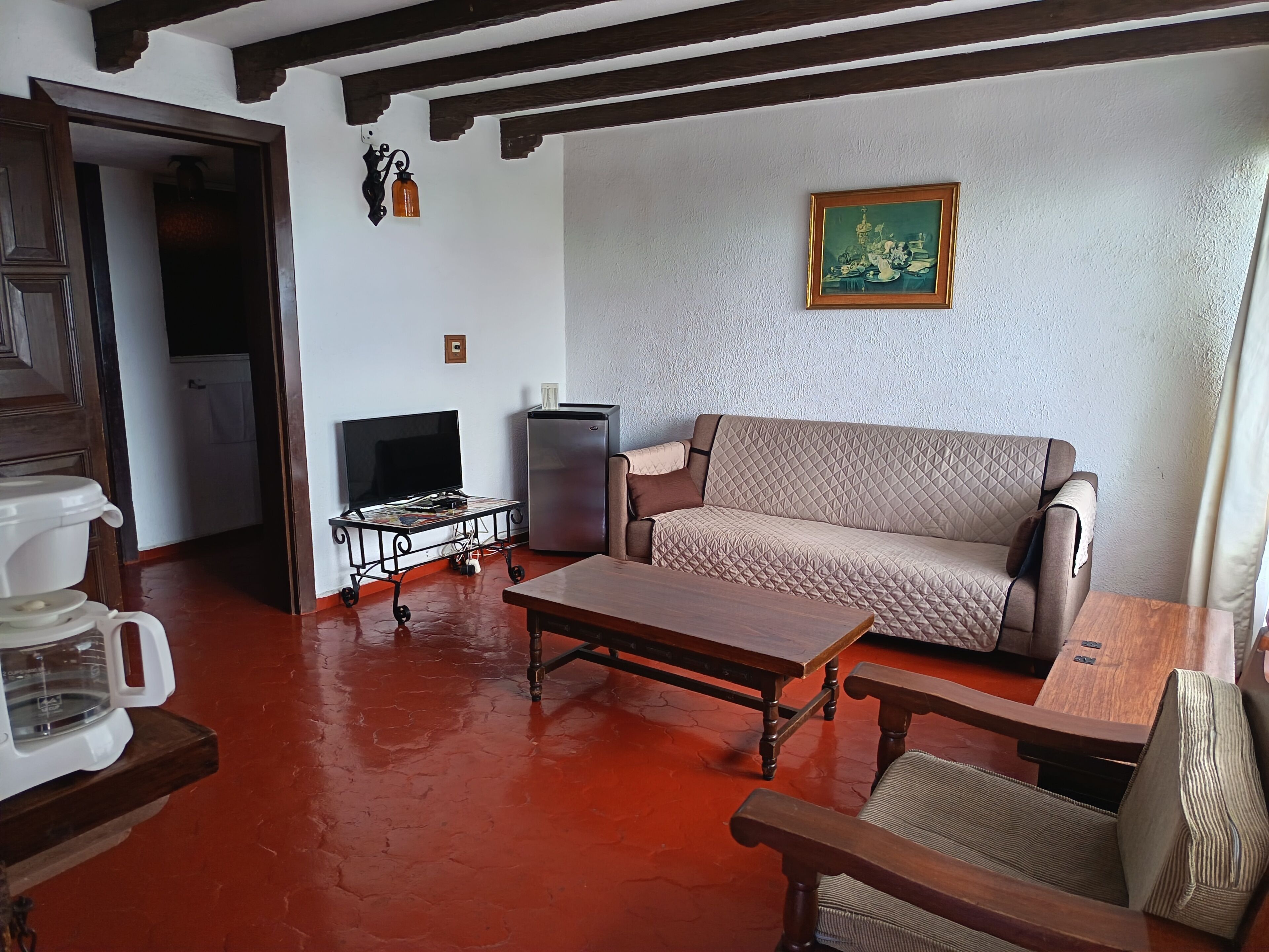 Phòng Suite Deluxe, ban công, quang cảnh thành phố | Khu phòng khách