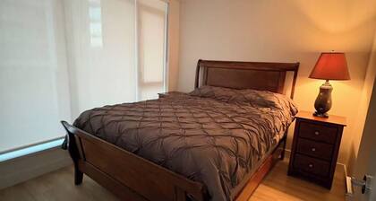 Brand-New Furnished 1BR + Den in Brentwood | SkyTrain, Parking & A/C