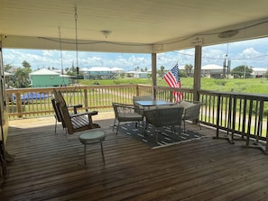 Outdoor dining - Once upon a tide a gorgeous house was built in grand isle for all to enjoy (Grand Isle)