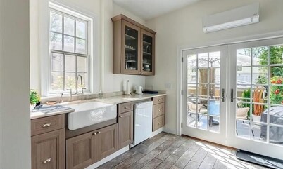 2 Bedroom Condo Right in Town with Central A/C, Fireplace, and Private Patio