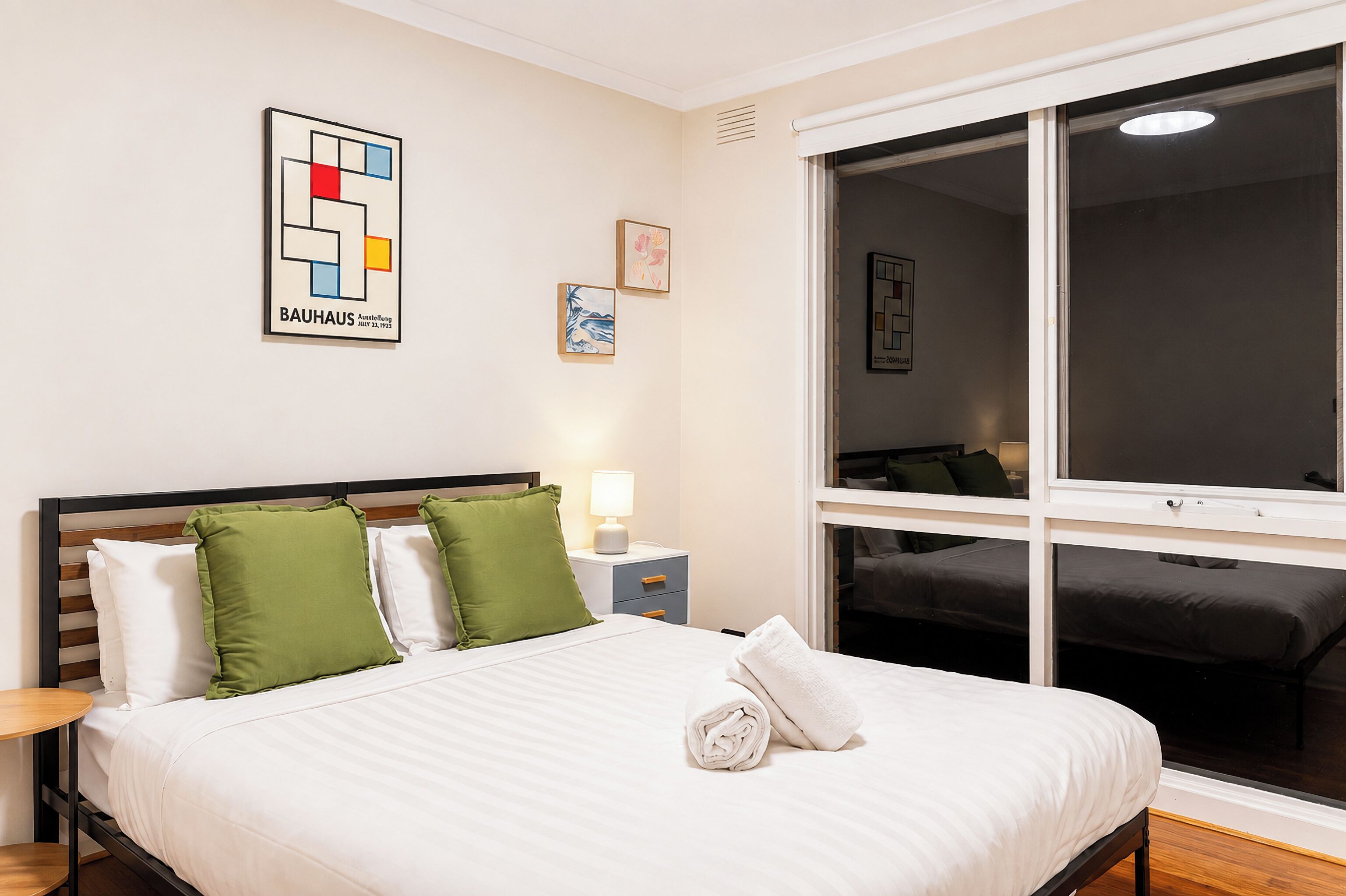 4 bedrooms, desk, iron/ironing board, WiFi