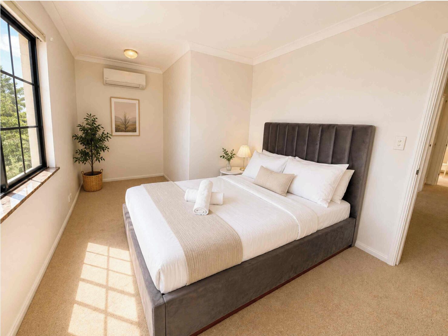 Iron/ironing board, WiFi, bed sheets