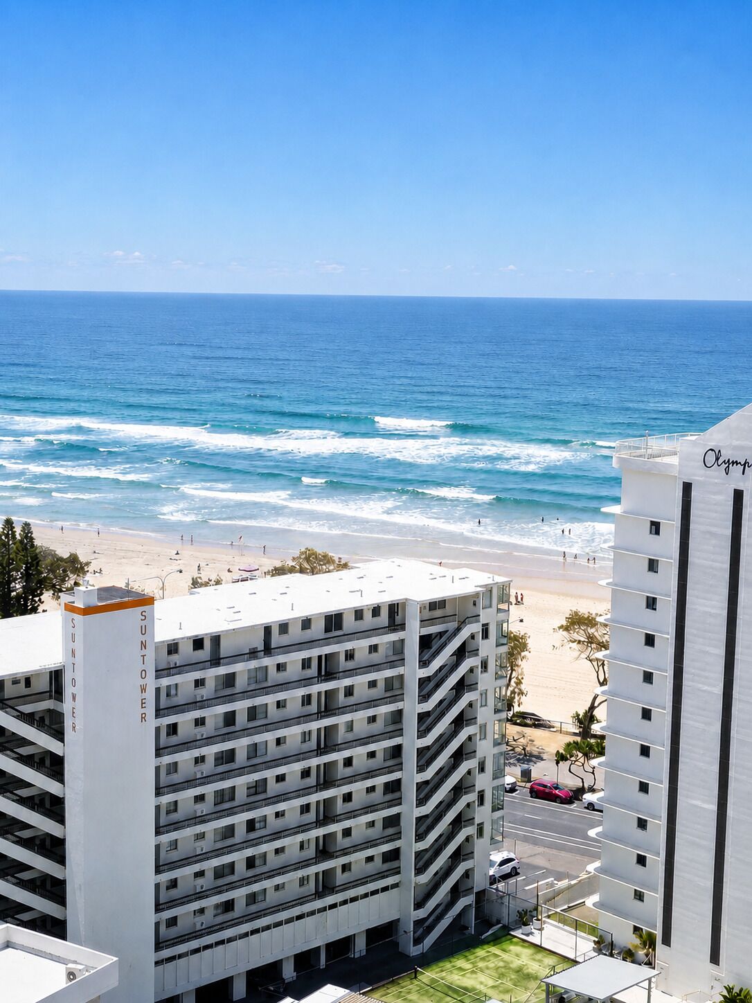 Standard Room, 2 Double Beds, Non Smoking, Partial Ocean View | Balcony