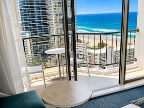 Standard Room, 2 Double Beds, Non Smoking, Partial Ocean View | Balcony view - Prime Location 2 Double Bed Room Surfers (Surfers Paradise)