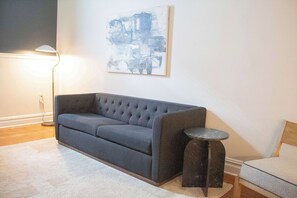 TV, offices - Loft Queen Suite in Central Philly  | StayCozy (Philadelphia)