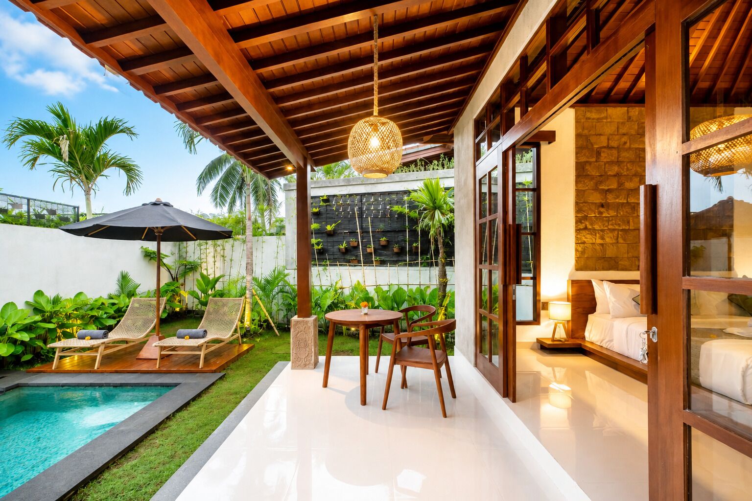 คอมฟอร์ทวิลล่า, วิวสวน | รับประทานอาหารกลางแจ้ง
