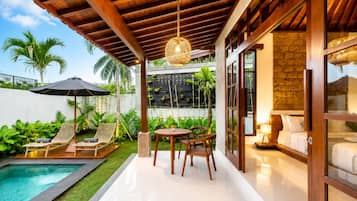 Comfort Villa, Garden View | Outdoor dining
