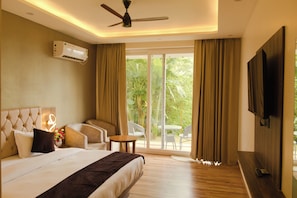 Quarto standard, vista para o jardim