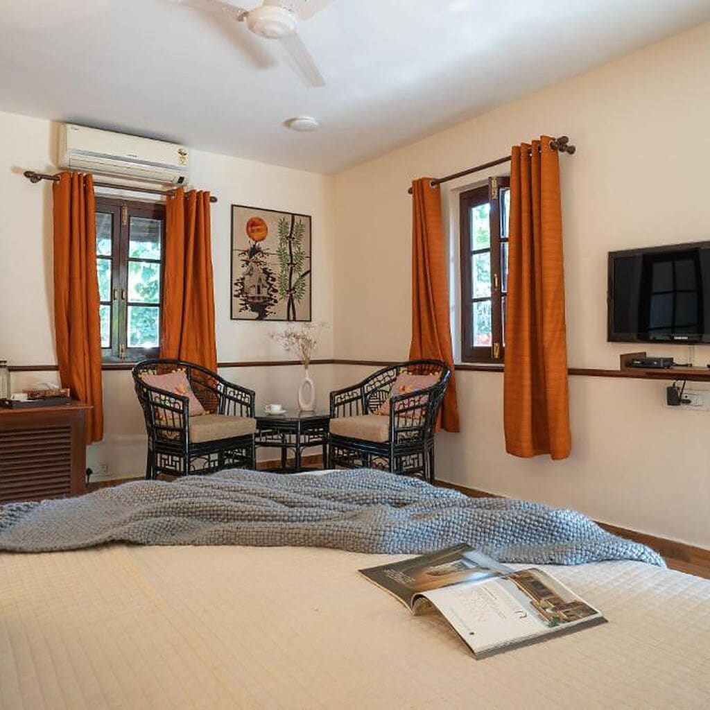 Quarto luxo, vista para o jardim | Cofres nos quartos, Wi-Fi de cortesia