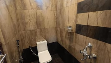 Towels, soap, shampoo