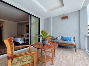 Deluxe Twin Room, Non Smoking, Balcony | Terrace/patio - Villa Cha-Cha Chalok-lam Beachfront Resort Koh Phangan (Ko Pha-ngan)
