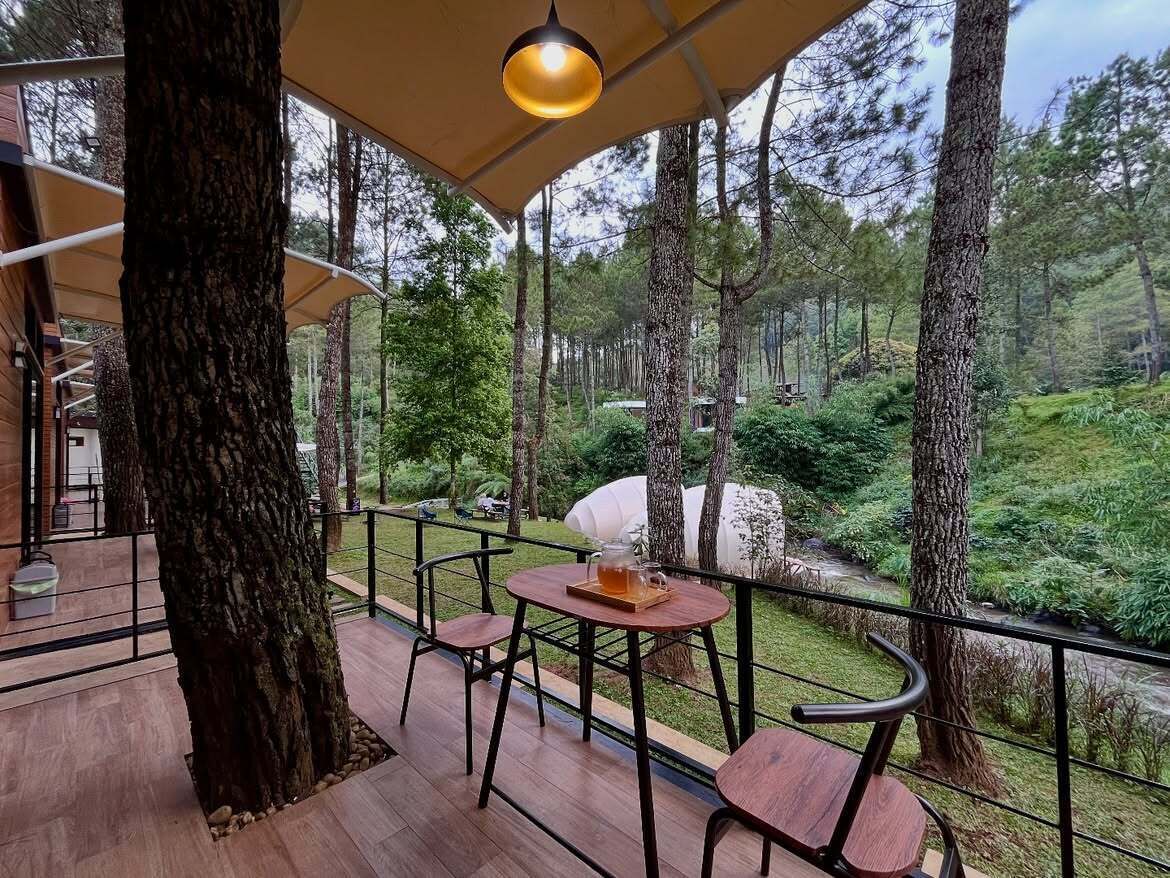 Cabin, Garden View | Outdoor dining