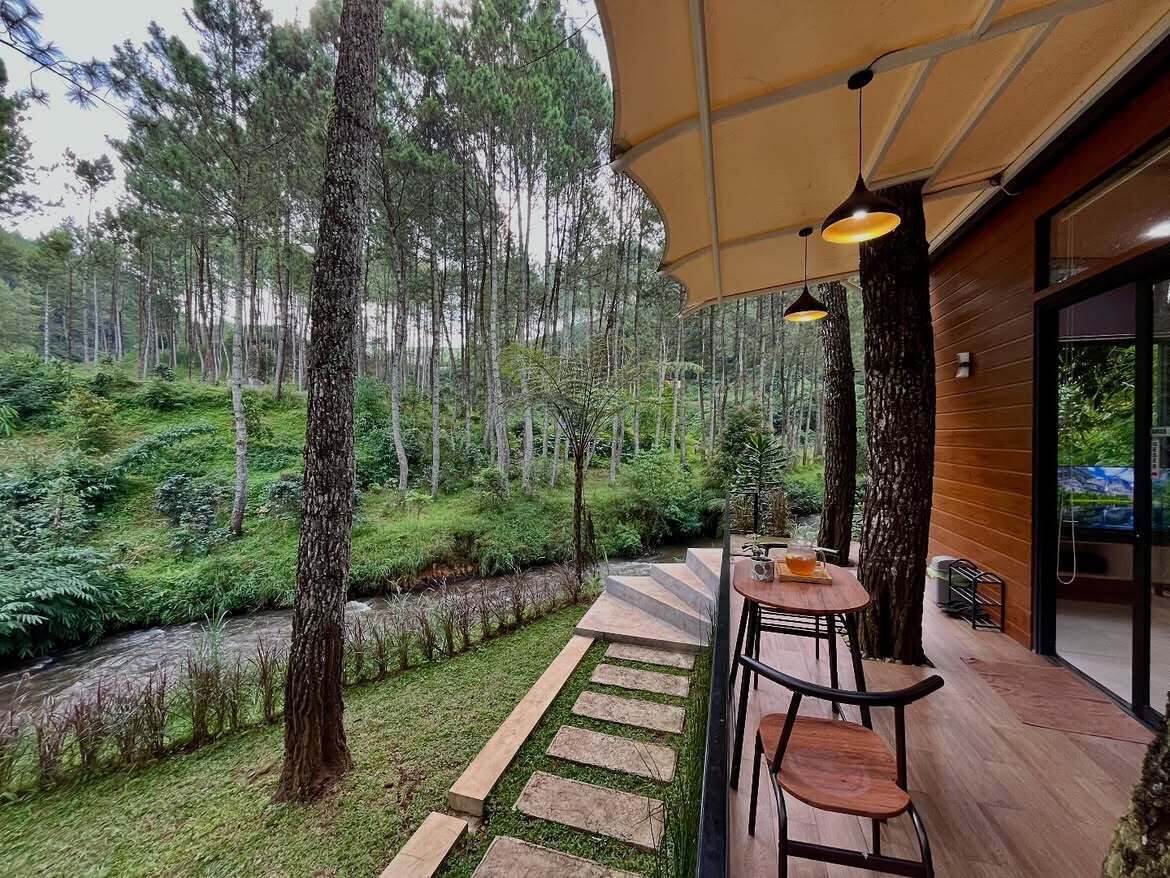 Cabin, Garden View | Outdoor dining
