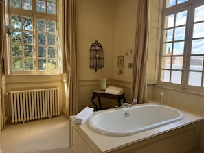 Habitación Deluxe doble, vistas al jardín | Ba ño