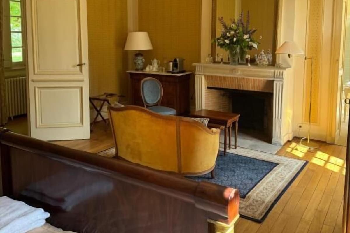 Habitación con 2 camas individuales, vistas al jardín | Wifi gratis